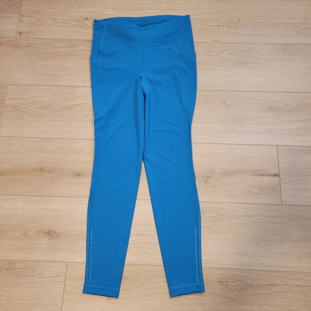 Lululemon Swift Speed Leggings Womens Teal Lagoon Tight Green